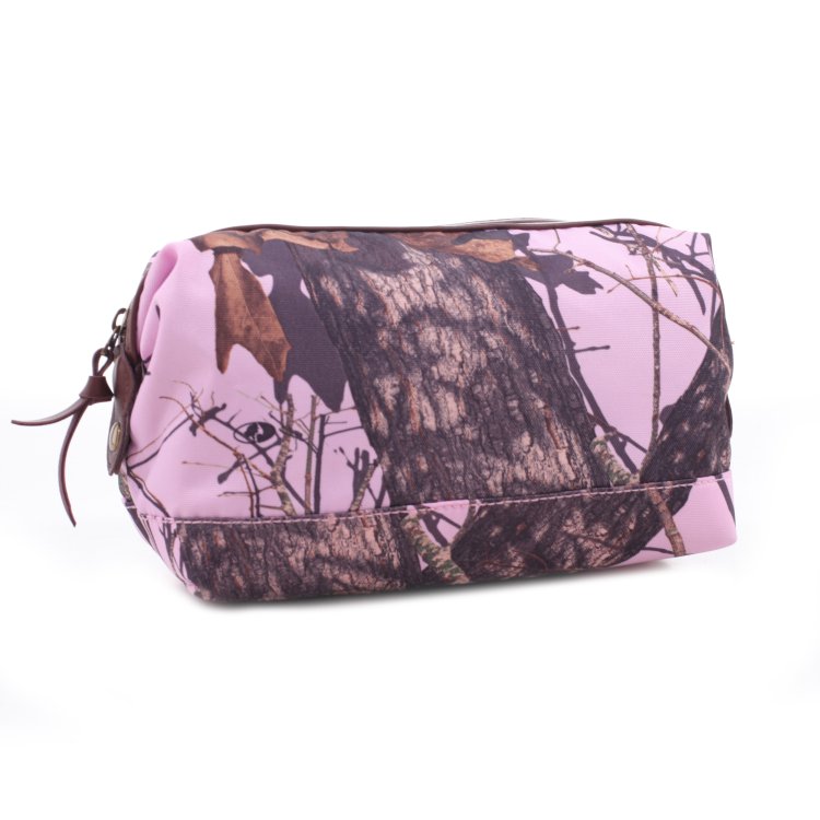 Pink Makeup Bag Pouch & Travel Cosmetic Organizer