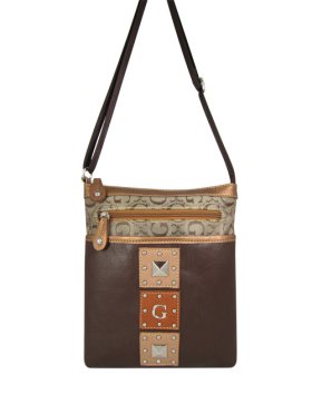 Bronze Signature Style Crossbody Purse