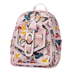 Pink Signature Inspired Fashion Backpack