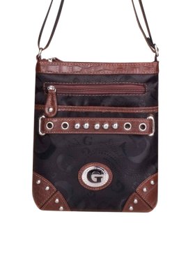 Brown Signature Style Crossbody Purse