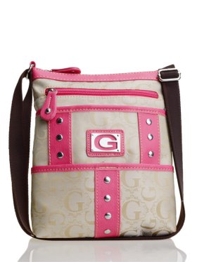 Fuchsia Signature Style Crossbody Purse