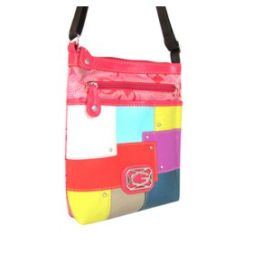 Fuchsia Signature Style Crossbody Purse