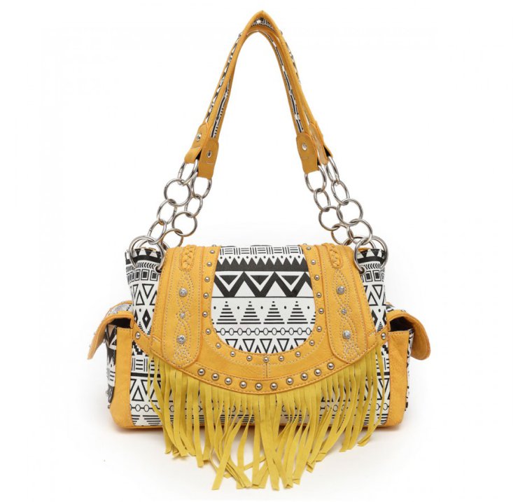 Sun Flower Western Cowgirl Trendy Handbag