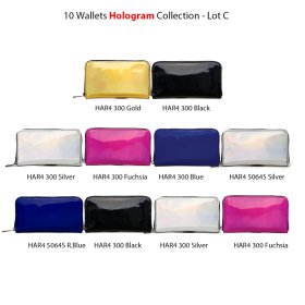 10 Wallets Hologram Collection - Lot C