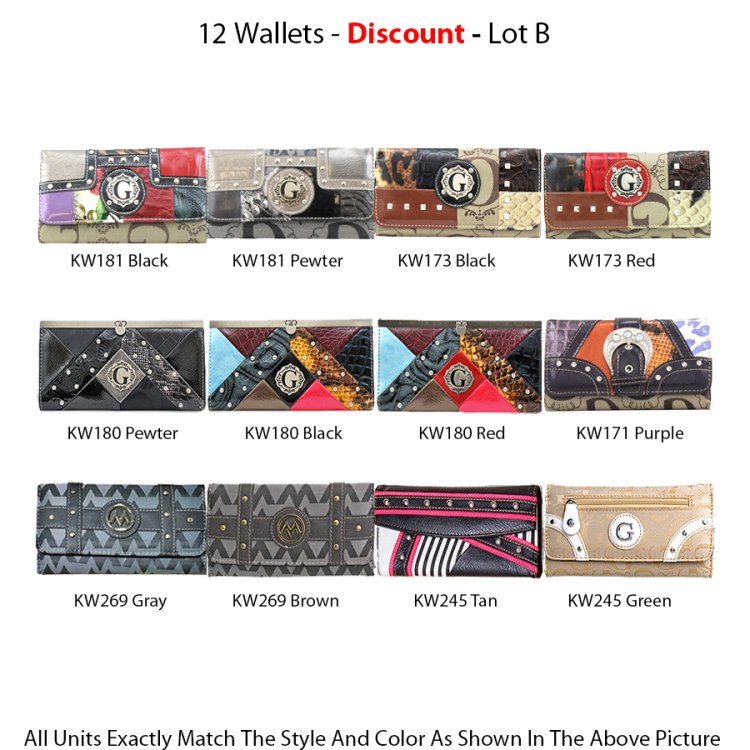 12-Wallets - Economy Lot B