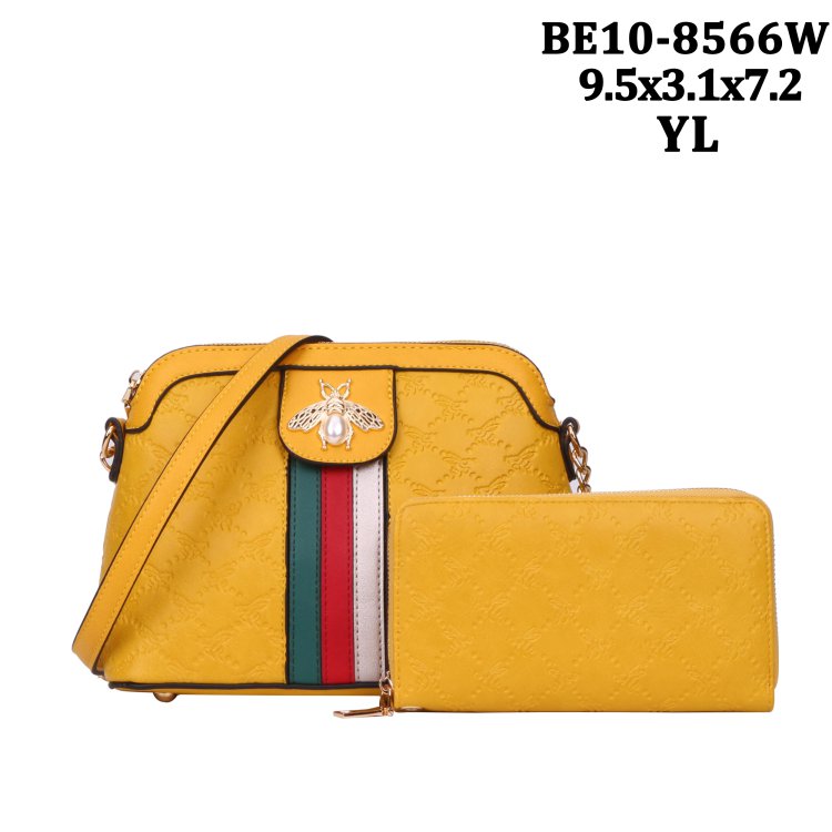 Yellow Elegance Signature Crossbody Bag Set
