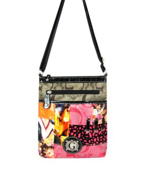 Black Signature Style Crossbody Purse
