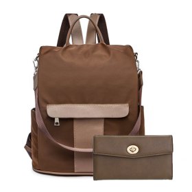 Brown SuperBreak Backpack - Lightweight School Bookbag