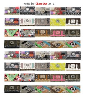 40 Wallets Clearance - Lot C ($.99 EA.)