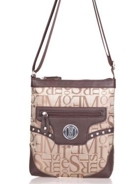Brown Signature Style Crossbody Purse
