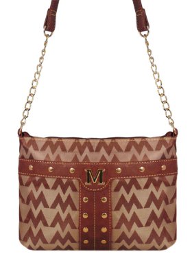 Brown Signature Style Crossbody Purse