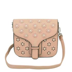Pink Quilted Fashion Crossbody Purse
