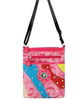 Fuchsia Signature Style Crossbody Purse