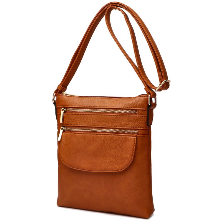 Acorn Fashion Zipper Crossbody Bag