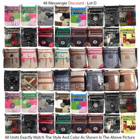 48 Crossbody Purses Signature Style Close Out Collection - Lot D