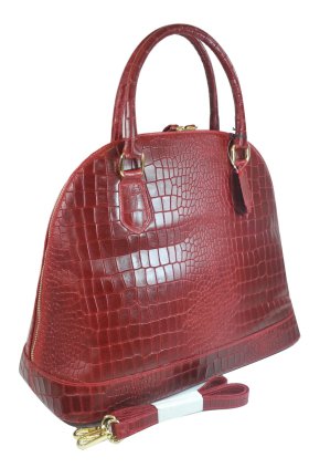 Misty U.S.A. Genuine Cowhide Leather Handbag Made Italy