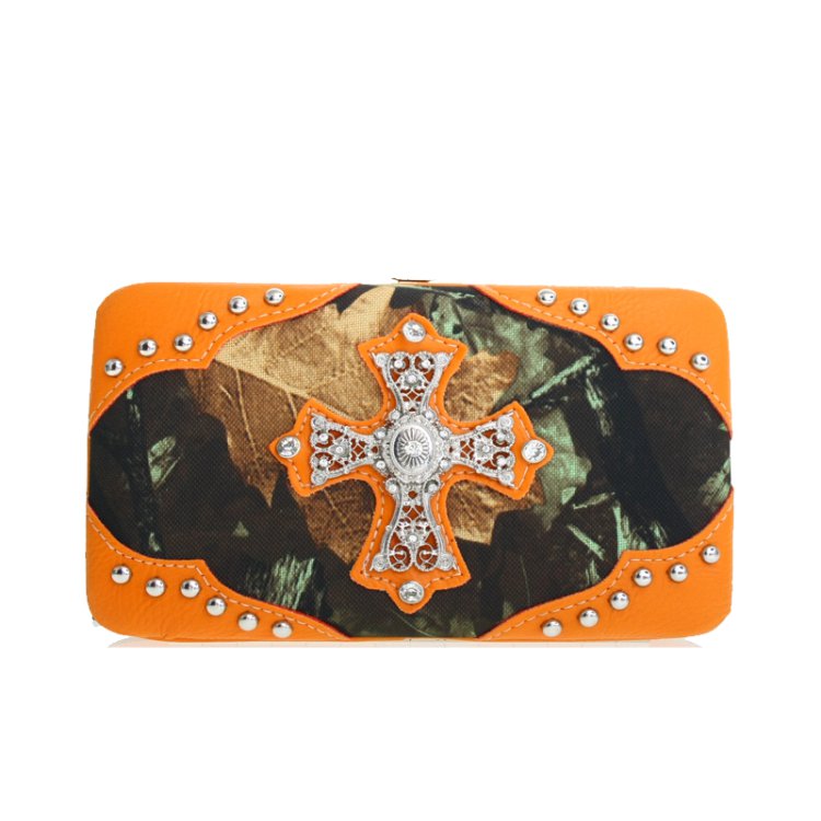 Orange Western Hard Case Collection Wallet
