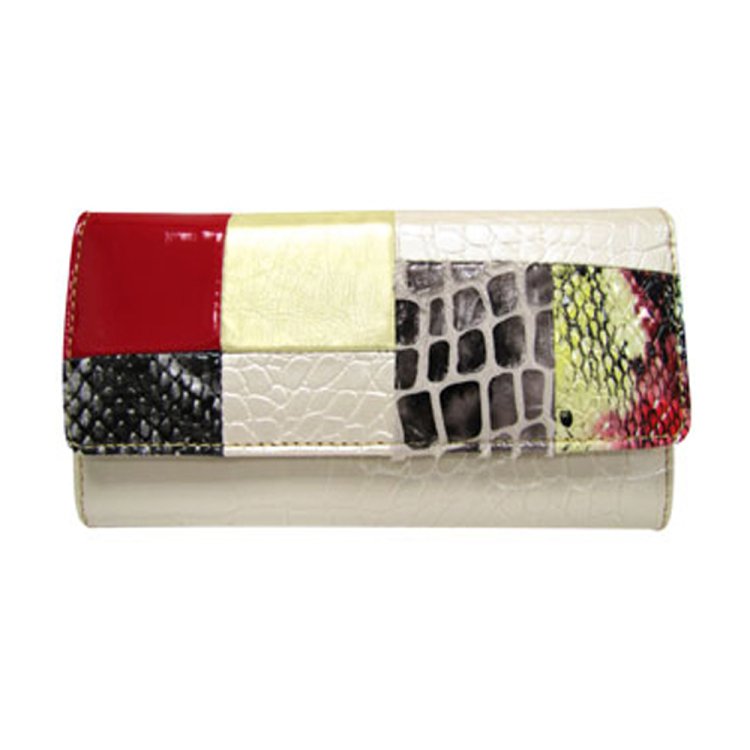 White Signature Style Wallet - MW106