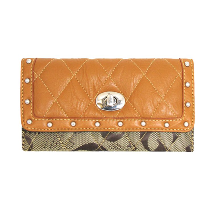 Tan Signature Style Wallet - KW214