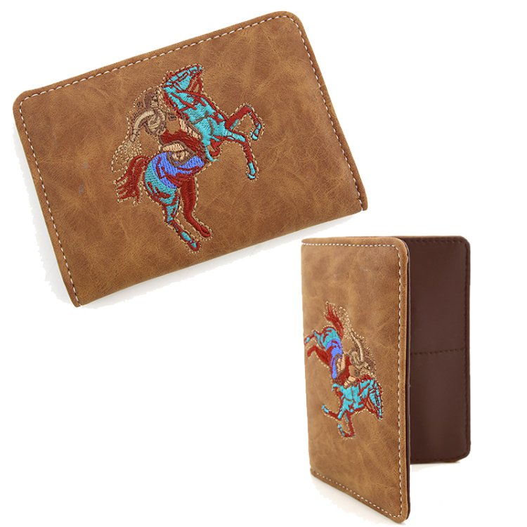 Camel Western Small Card Wallet