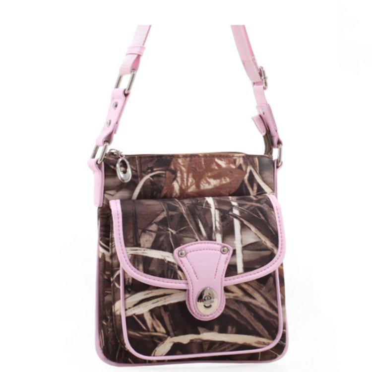 Pink Western Realtree Camouflage Crossbody Purse