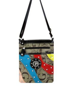 Brown Signature Style Crossbody Purse