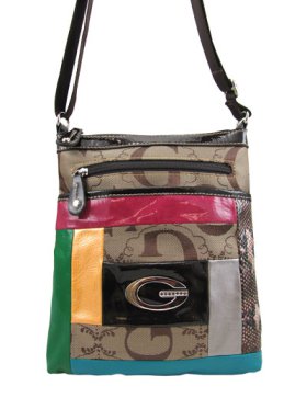 Brown Signature Style Crossbody Purse