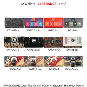 12 Wallets - Clearance Lot A