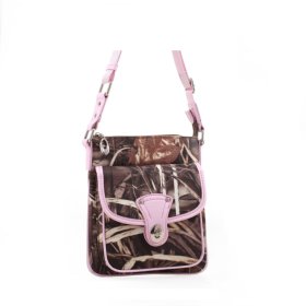 Pink Western Realtree Camouflage Crossbody Purse
