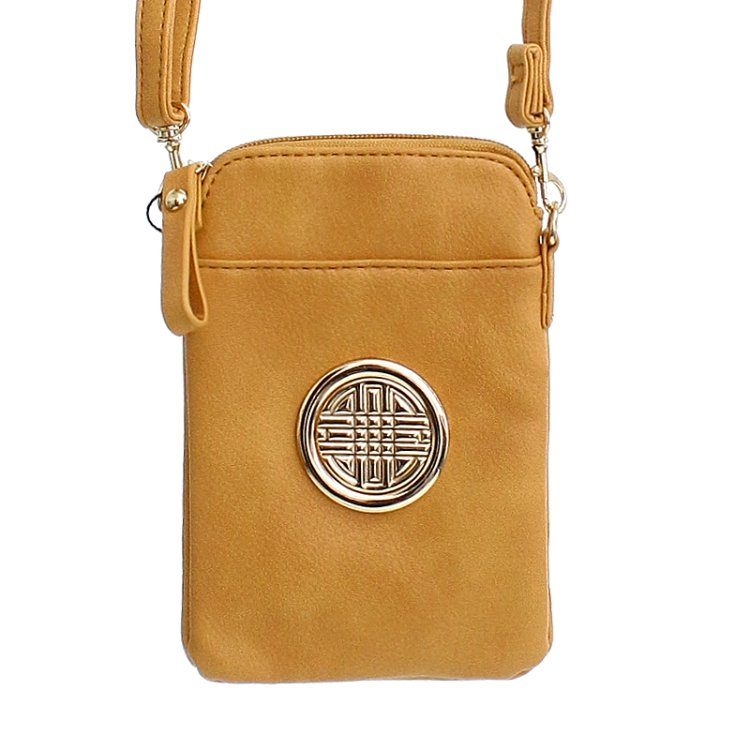 Brown Fashion Cell Phone Pouch Bag