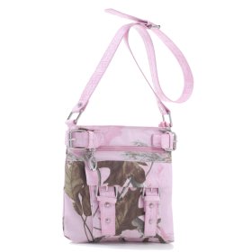 Pink Western Realtree Camouflage Crossbody Purse