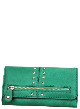 Green Signature Style Wallet - KW245