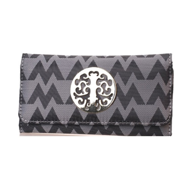 Gray Signature Style Wallet - KW266