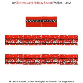 10 Wallets Holiday Season Collection - Lot A