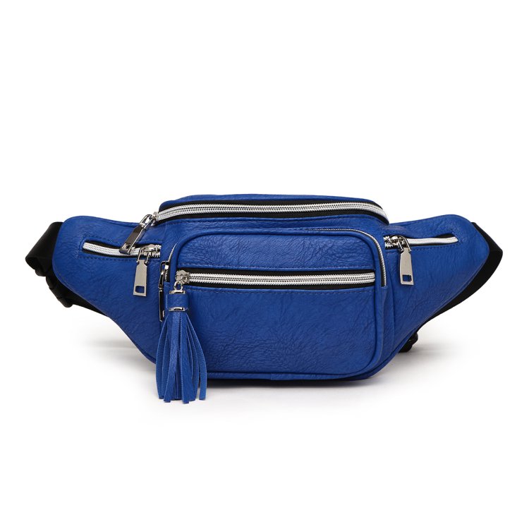 Blue Fashion Fanny Pack Waist Bag