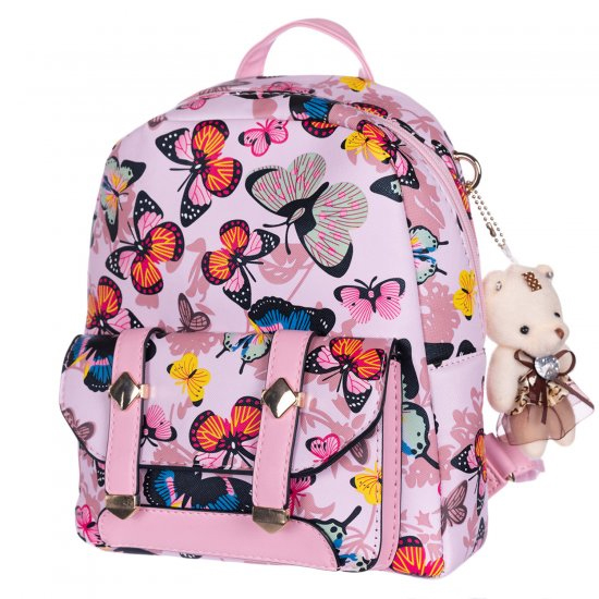 Pink Signature Inspired Fashion Backpack