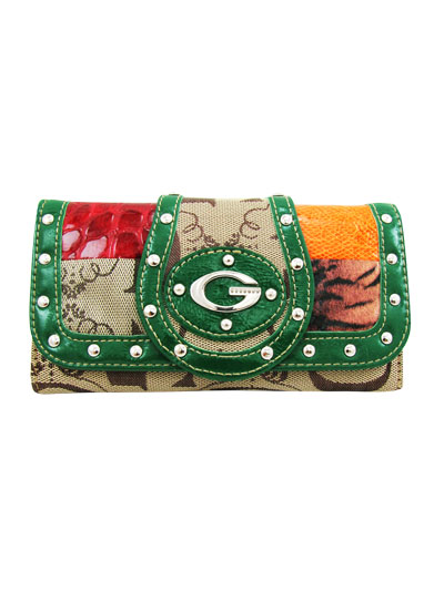 Green Signature Style Wallet - KW169