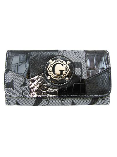 Gray Signature Style Wallet - KW172