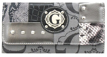 Gray Signature Style Wallet - KW173