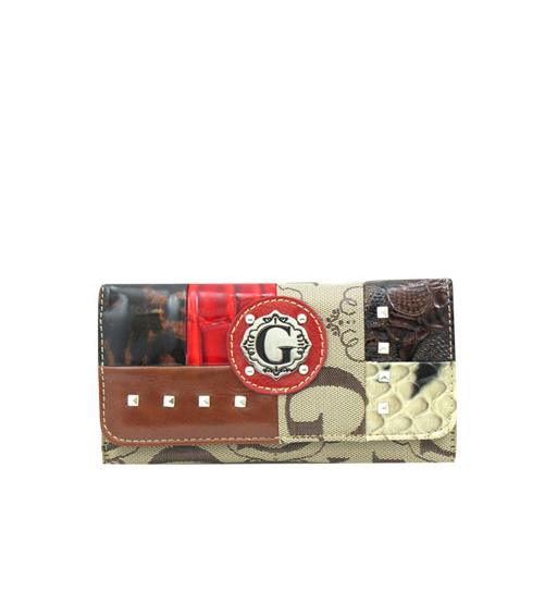 Red Signature Style Wallet - KW173