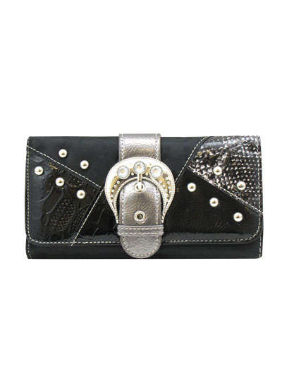 Pewter Signature Style Wallet - KW180
