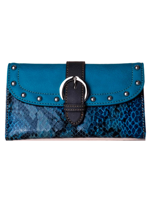 Turquoise Signature Style Wallet